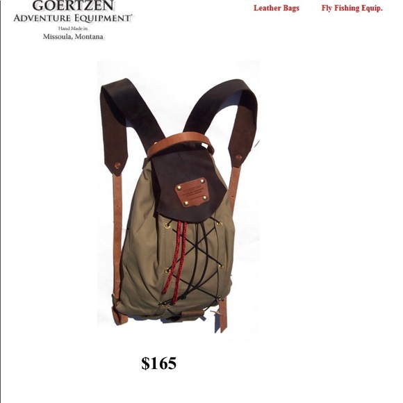 goertzen leather backpack